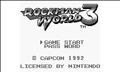 日文名：RockMan World 3 ロックマンワールド 3英文名：Mega Man III